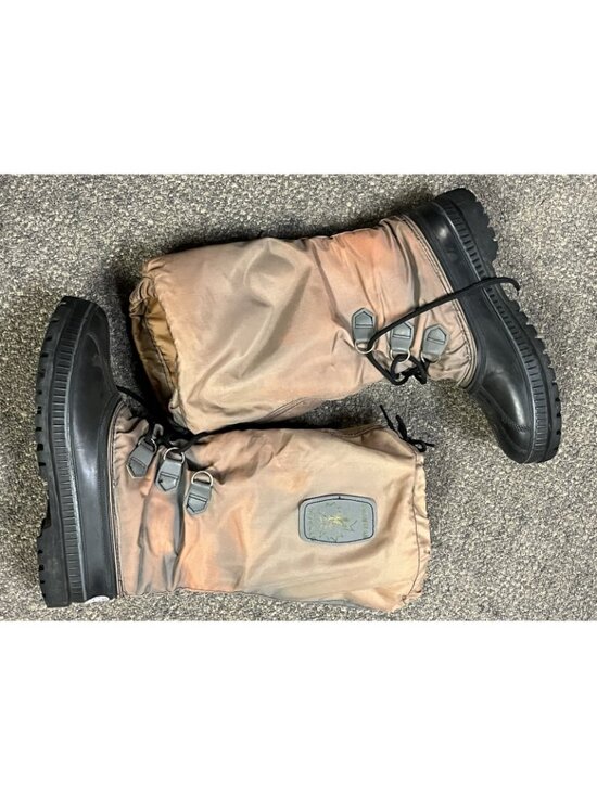 Vintage Sorel Snow Boots Men’s Pac Boots Winter Rubber Nylon Lace Up Canada Sz 9 main image 4
